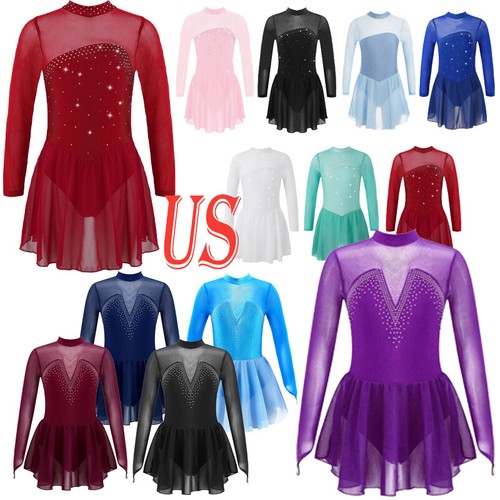 Kids girls ice skating - us,