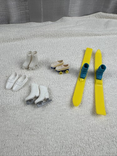 Barbie doll shoes snow boots - doll,